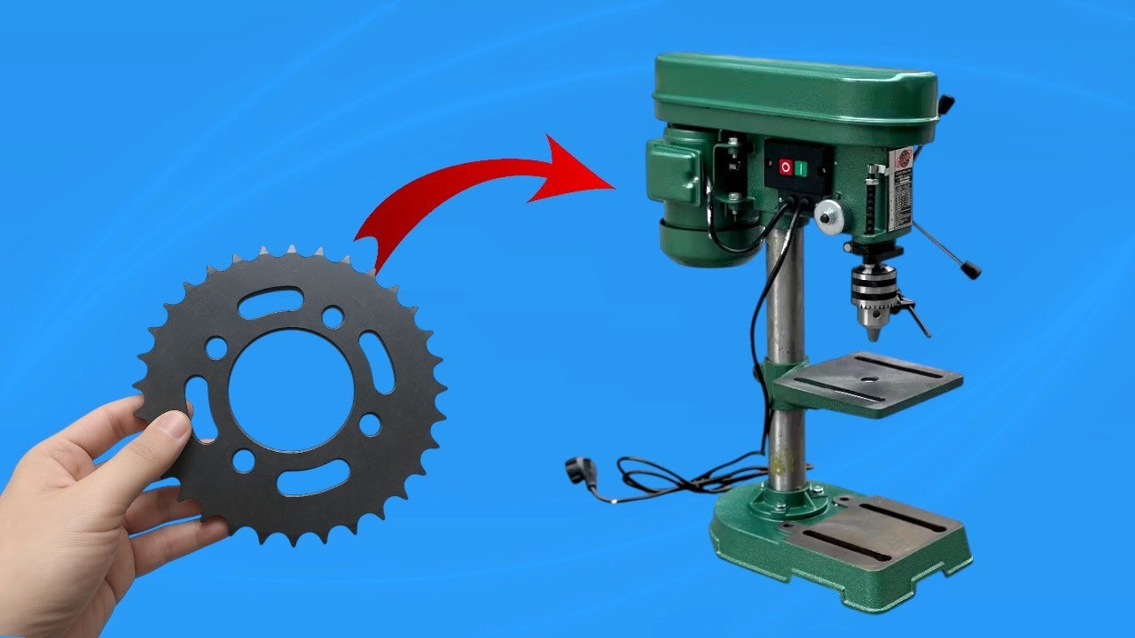 Millions of Drill Press Users Don’t Know This Secret | DIY Gear Clamp from Old Gears