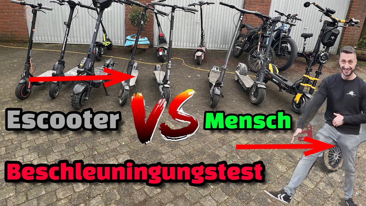 Ultimativer Escooter Beschleunigungstest 🔥