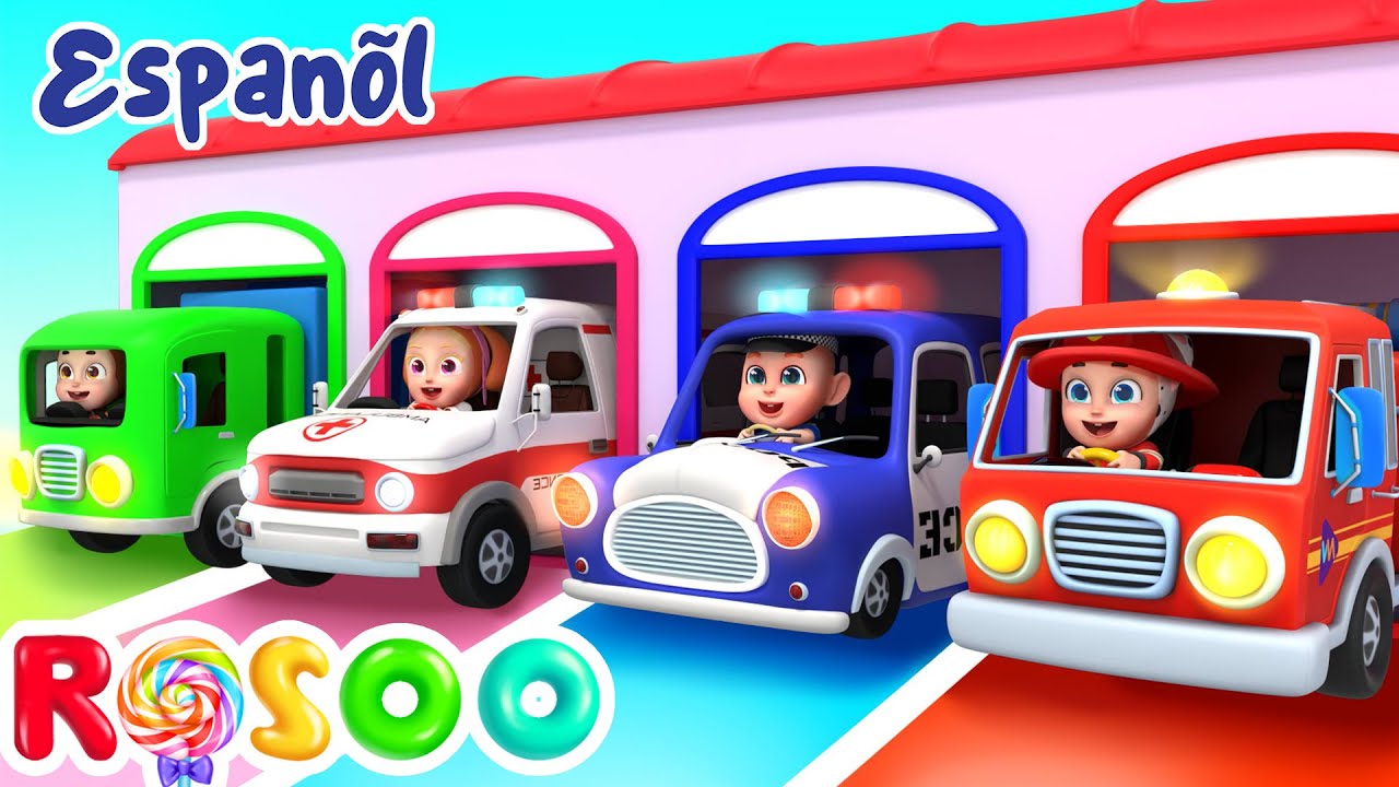 Aprende los Colores 🚒 Vehículos de Emergencia | Nursery Rhymes - Canciones Infantiles en Español