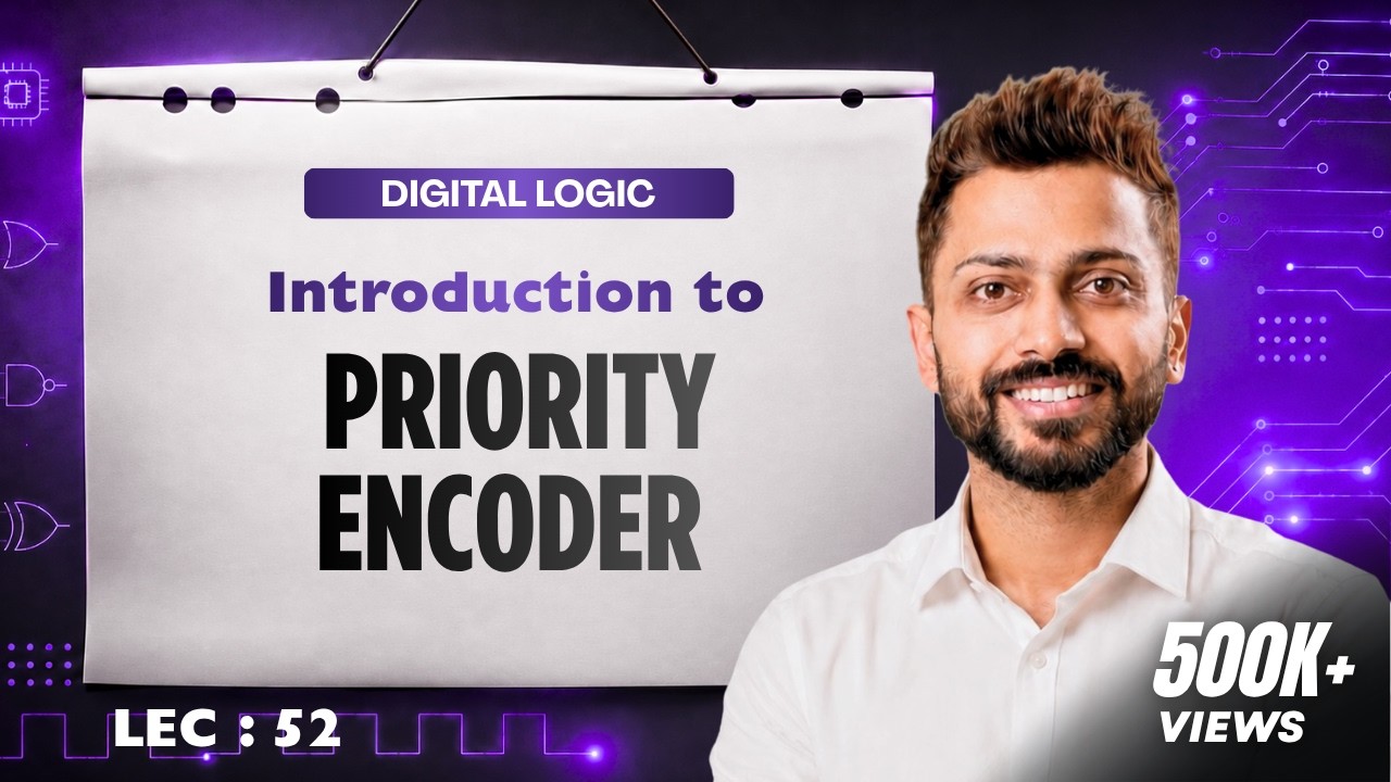 Lec - 52: Priority Encoder | Digital Electronics