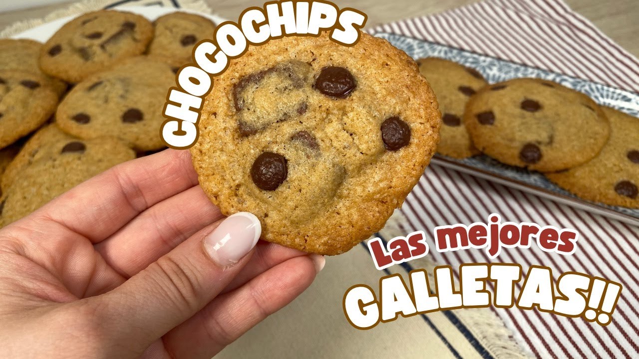 Estas GALLETAS 🍪🍫 con Chispas de Chocolate son perfección total🤎 La Mejor Receta de CHOCOCHIPS 😍