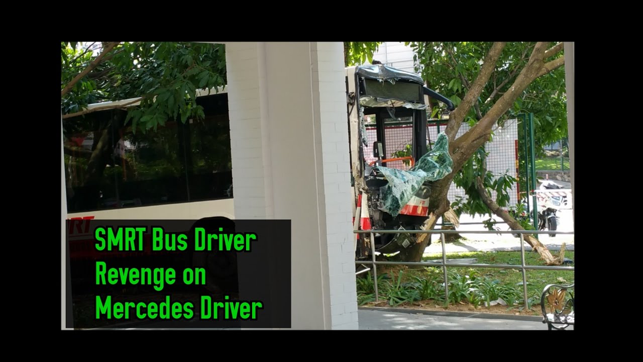 KasperxP - SMRT Bus Driver Revenge on Mercedes Driver at 689B Choa Chu Kang Drive