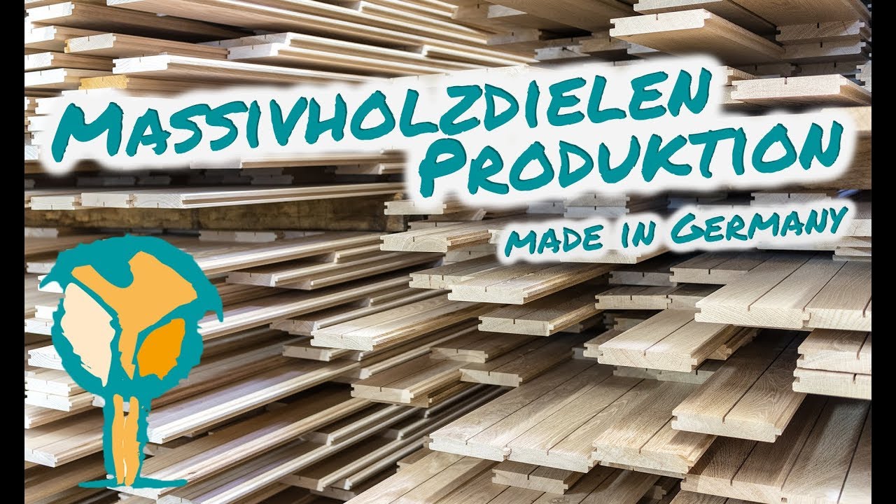 Massivholzdielen Produktion in Deutschland - Massivdielen / Holzboden