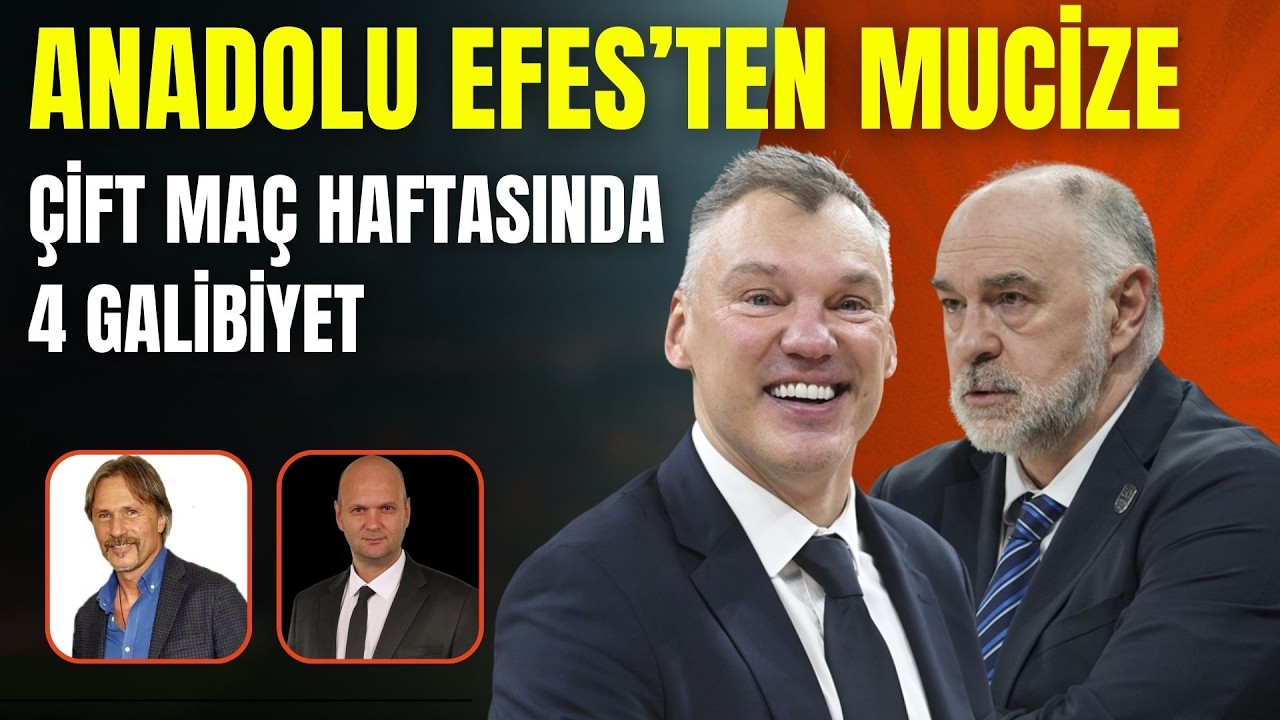 &Ccedil;ift Ma&ccedil; Haftasında 4 Galibiyet | Anadolu Efes'ten Mucize | EuroLeague Ma&ccedil; Sonucu