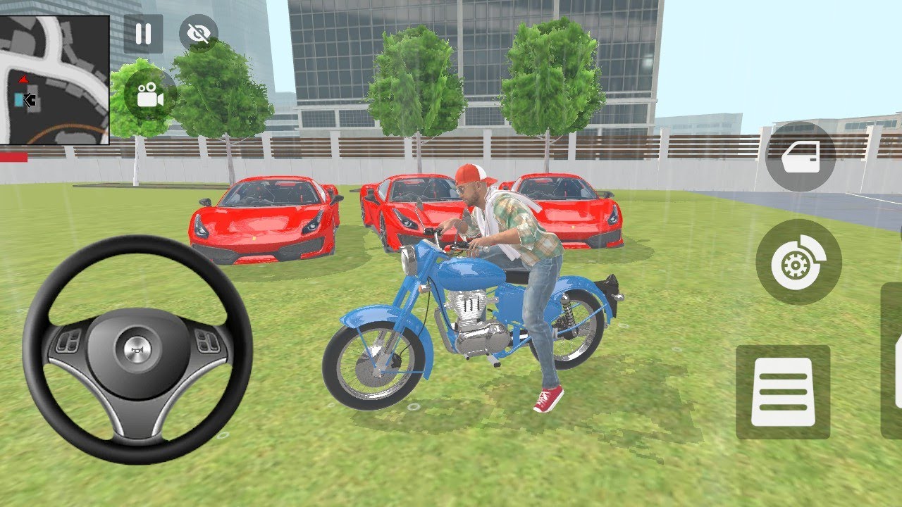🎮 Franklin Oder by 4️⃣ Farari and 3️⃣ Super Bike in Indian 🇮🇳 Theft Auto Simulator 🎮