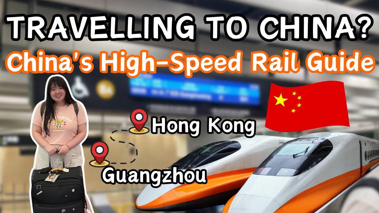 How to travel from HK🇭🇰 to GZ 🇨🇳| China's High Speed Rail Guide ft. First Class Seats 💺🚄【香港西九龍-廣州東站】