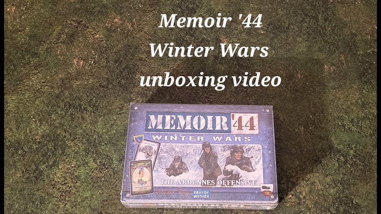Memoir '44 Winter Wars unboxing video
