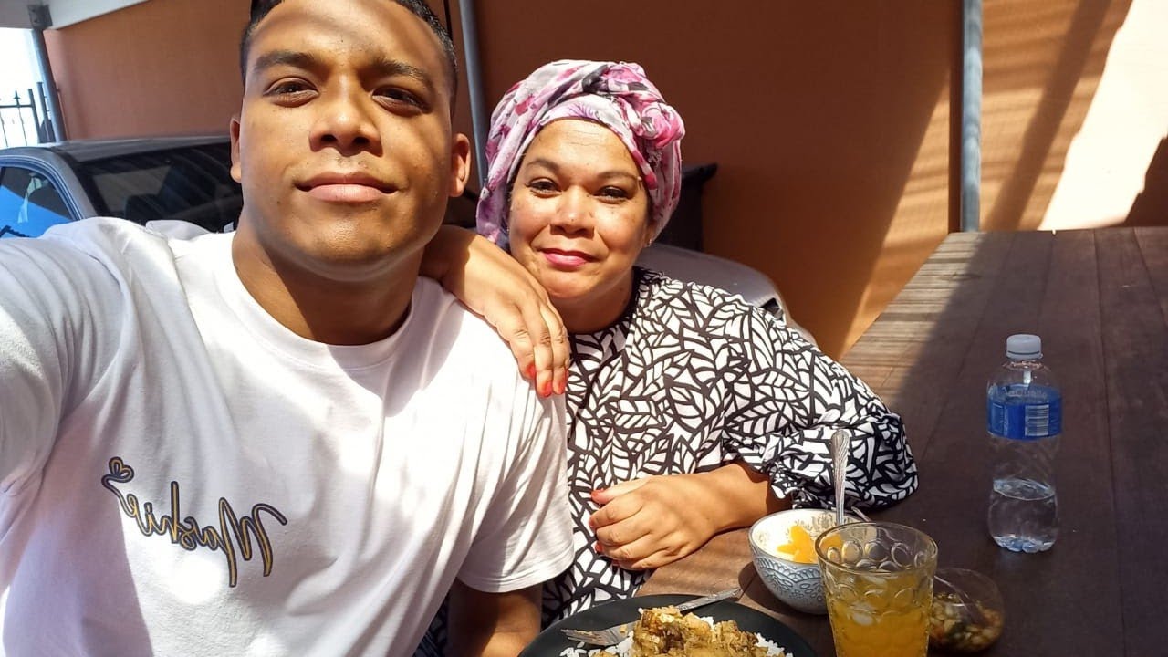 Lunch with my son Ameer aka Young OG Cpt.  @youngogcpt7785 @FatimaSydowCooks