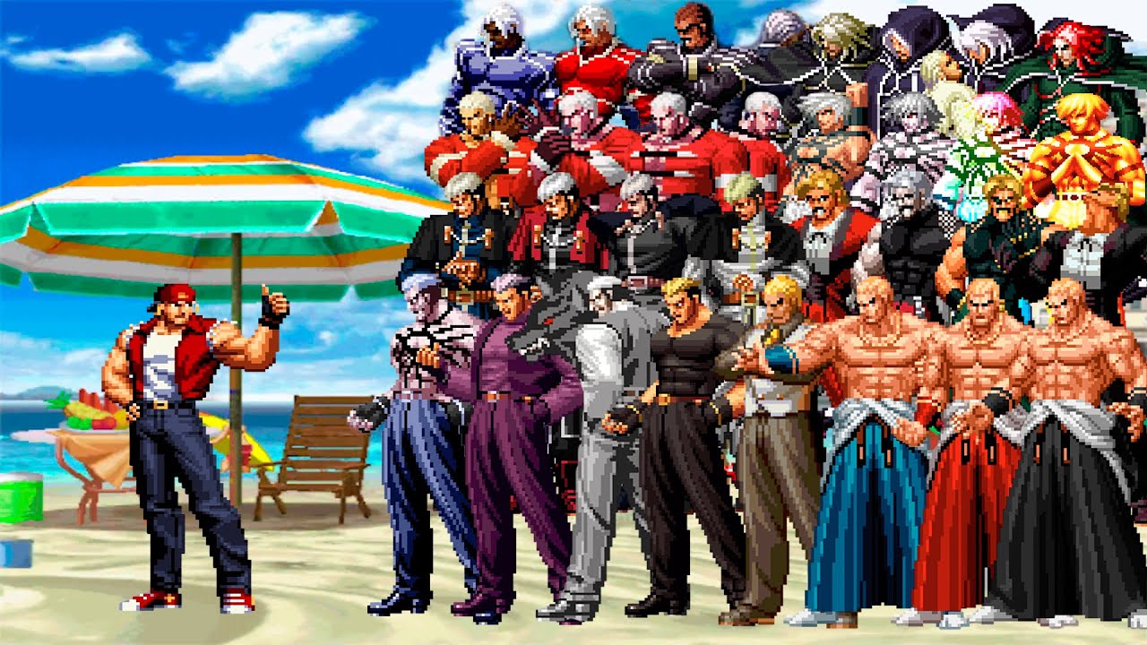 Terry MF Vs Super Kof Bosses Team Mugen
