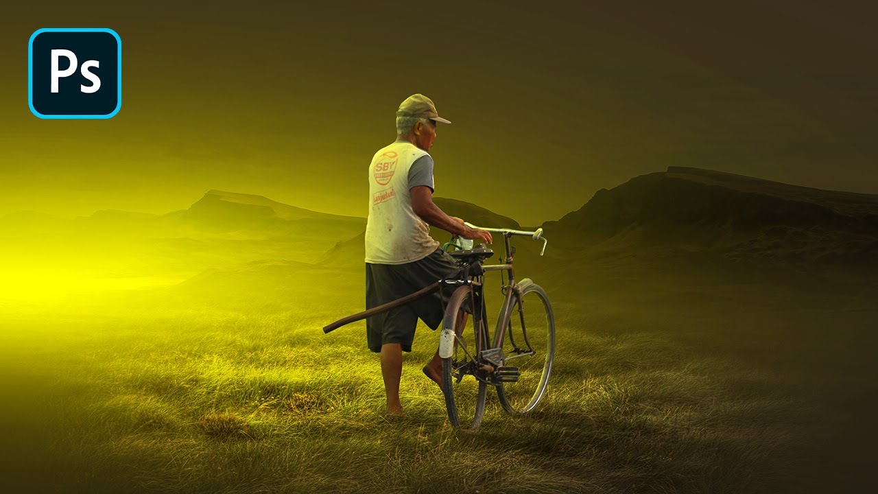 Create Photo Manipulation Background Village Human Interest - Photoshop