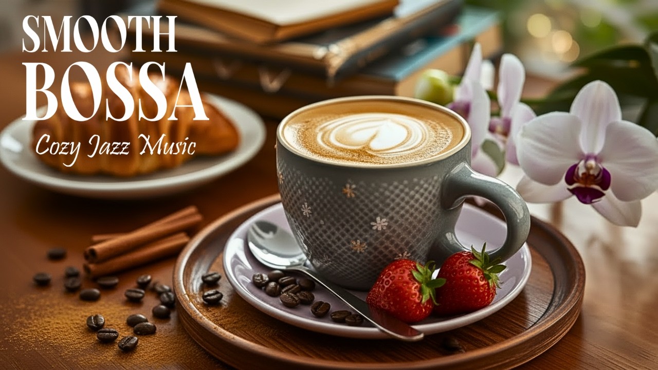 Relaxing Morning Coffee Jazz ☕ Fresh Spring Café Vibes with Gentle Bossa Nova to Start Your Day