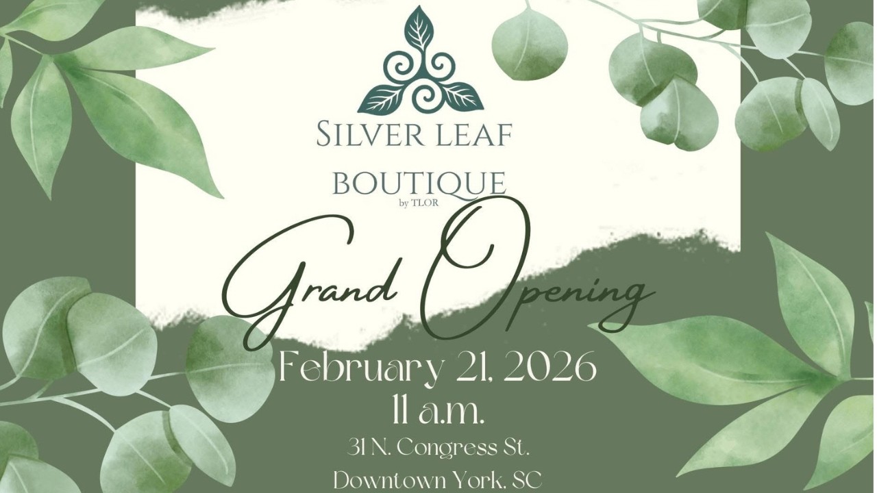 Silver Leaf Grand Opening in HIstoric Downtown York SC