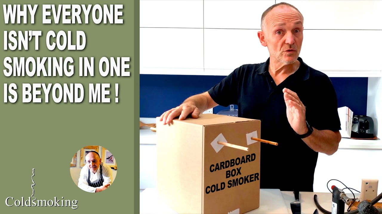 CARDBOARD BOX COLD SMOKER - How to build and use a Food Smoker