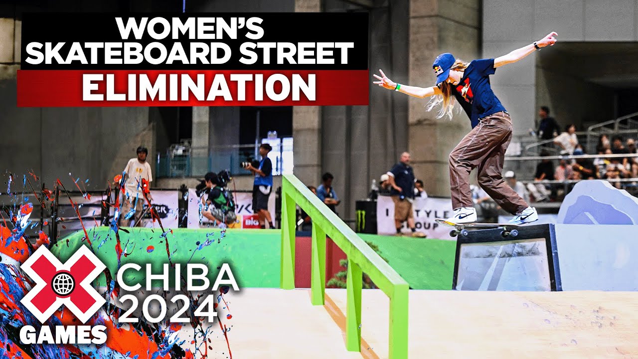 Women’s Skateboard Street Elimination: FULL COMPETITION | X Games Chiba 2024