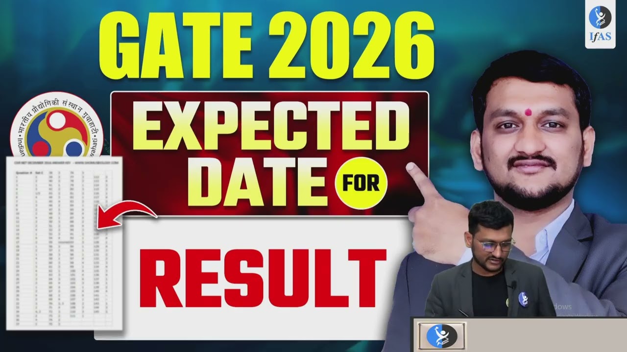 Expected Date for Result | GATE 2026