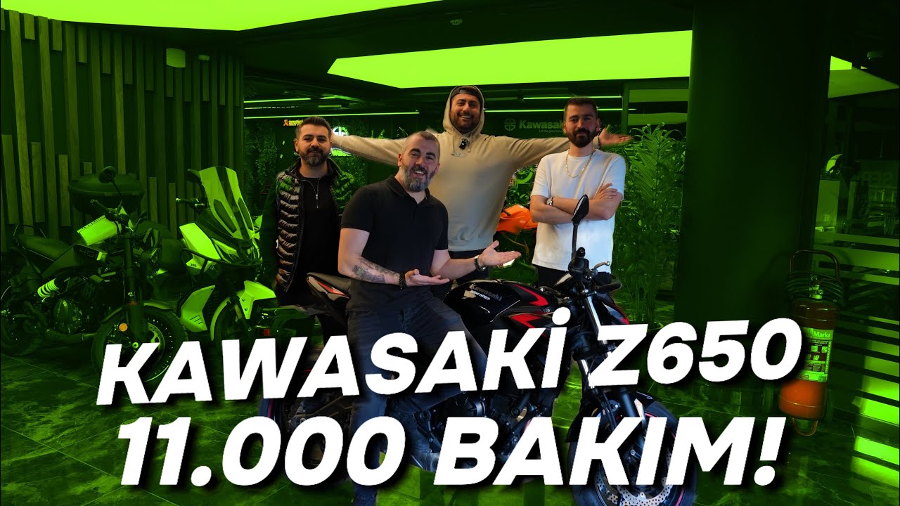 KAWASAKİ Z650 BAKIMINI YAPTIK (11.000 KM)