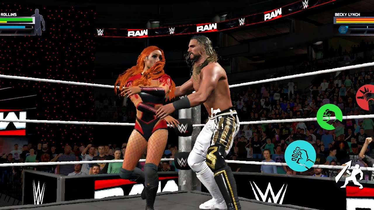 Seth Rollins 🫩 Vs Becky Lynch 🗿 Fight Wwe Gameplay🔥