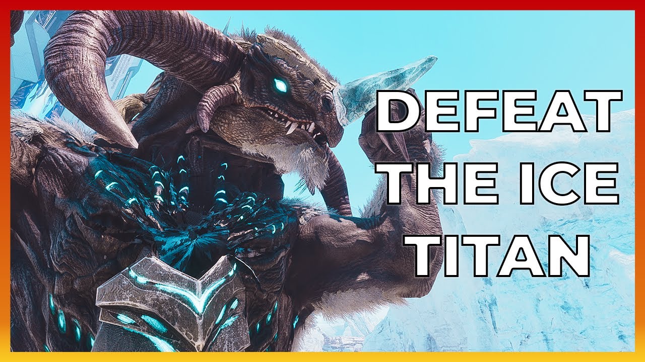Как победить Ледяного Титана в ARK Extinction ASA