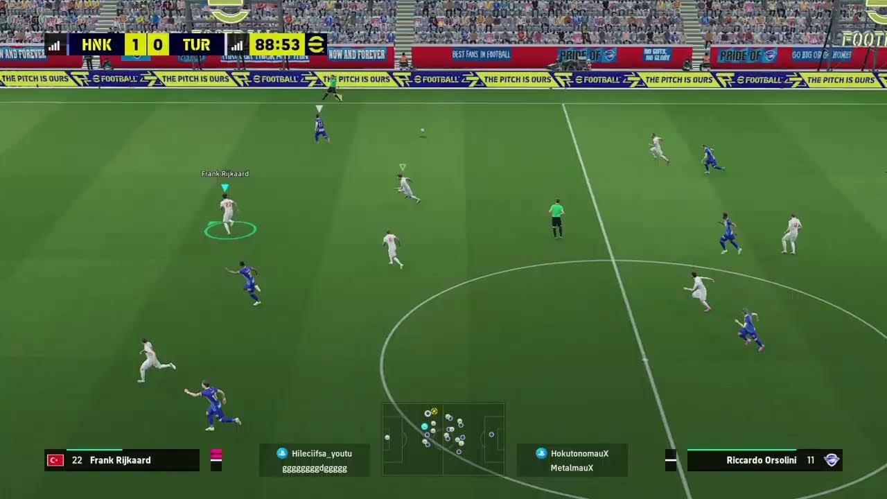 E football 26 hilecilerle macim