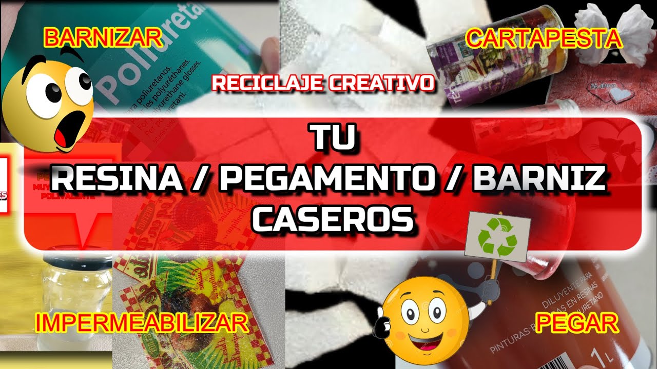 COMO HACER RESINA CASERA RECICLANDO TELGOPOR /POLIESPAN/CORCHO BLANCO