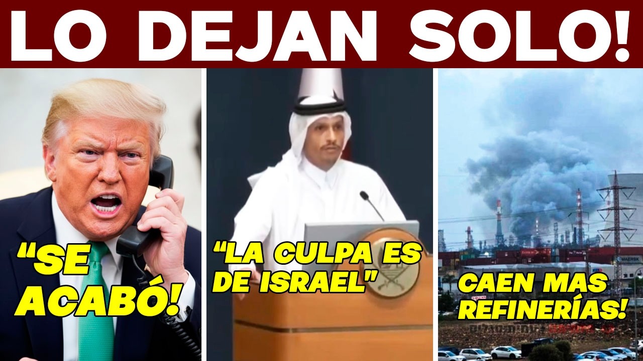 TRUMP FURIOSO! TRUENA A NETANYAHU. ARABES ROMPEN CON ISRAEL. MX PASO LIBRE POR ORMUZ