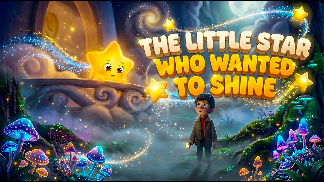 The Little Star Who Wanted to Shine | Inspirational Bedtime Story for Kids | Moral Story