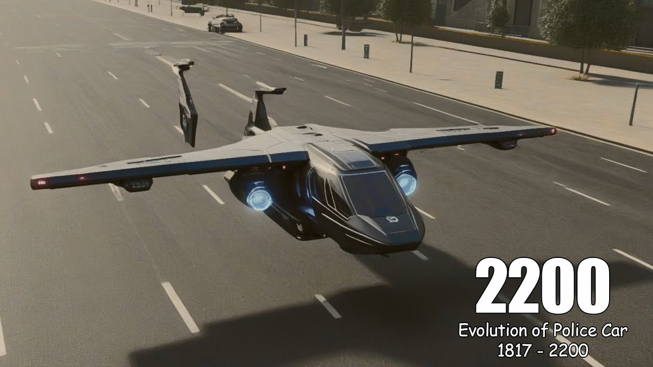 🔹 Police Cars Evolved: 1817 to 2200 &ndash; From Horsepower to AI Power!