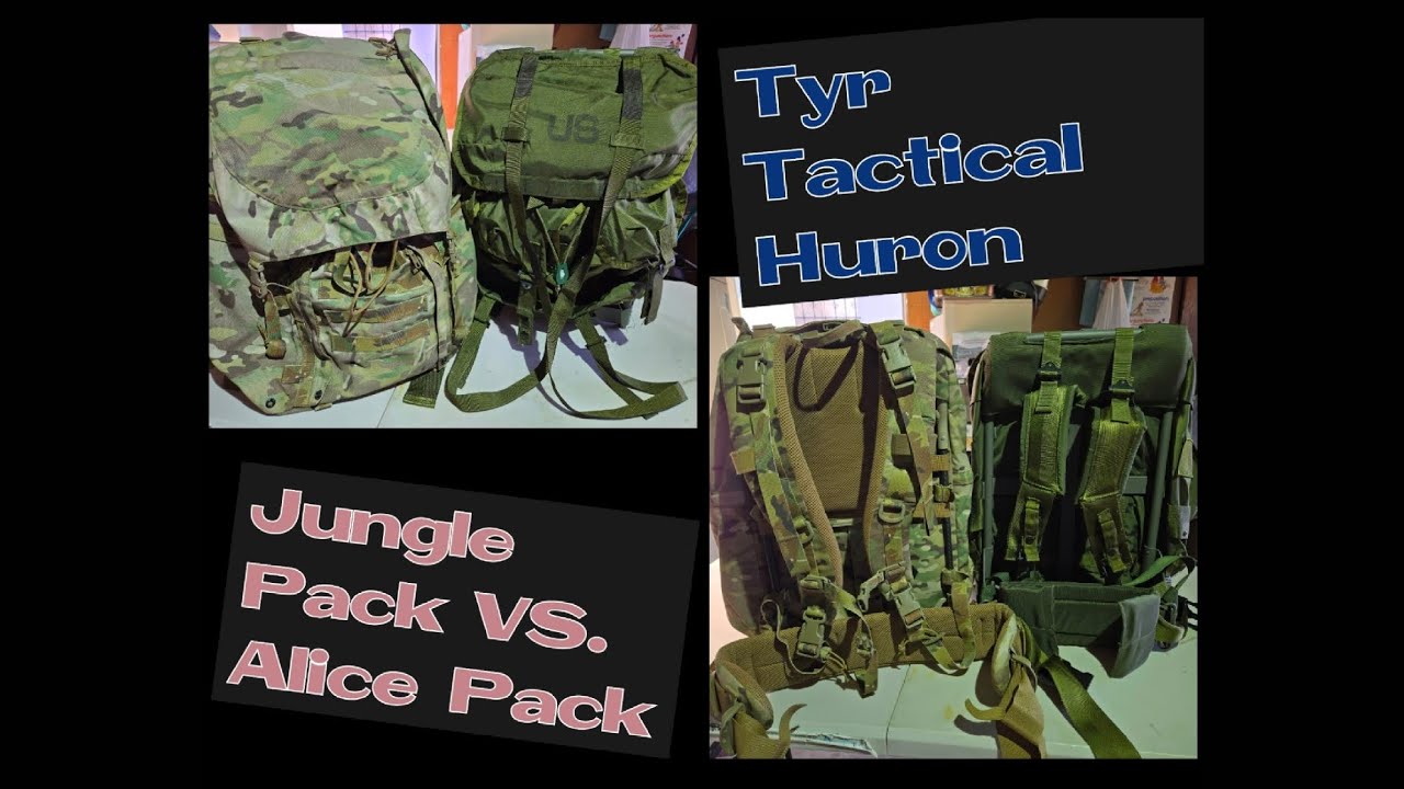 Рюкзак Tyr Tactical Huron Jungle Pack против рюкзака Alice Pack. Проверенный временем вариант про...