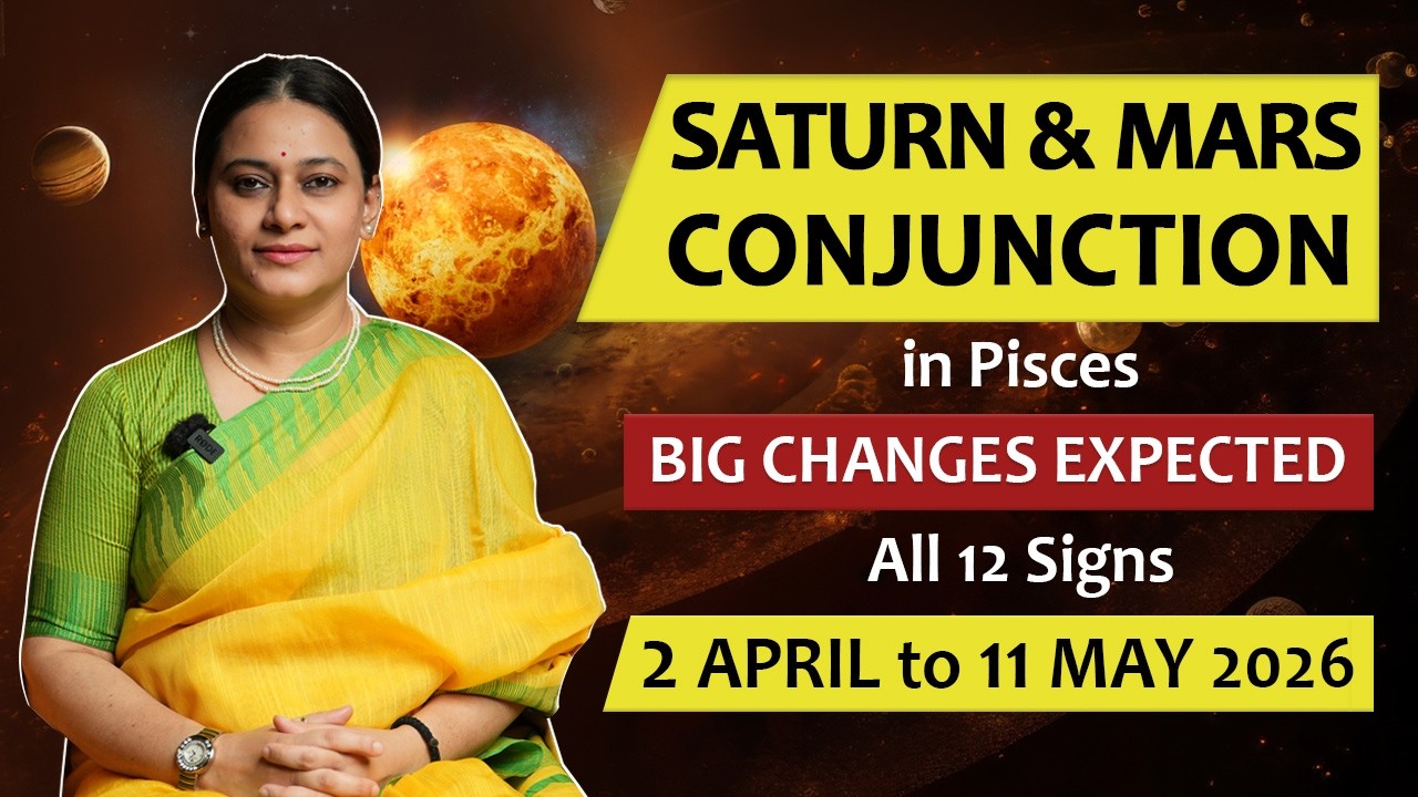 Big Astrology Shift! Mars  & Saturn Conjunction in Pisces l All Lagna Predictions 2026