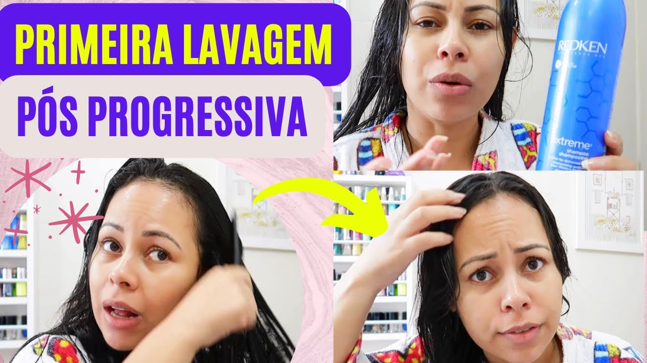 PRIMEIRA LAVAGEM PÓS PROGRESSIVA 📛  FIOTERAPIA EVERK