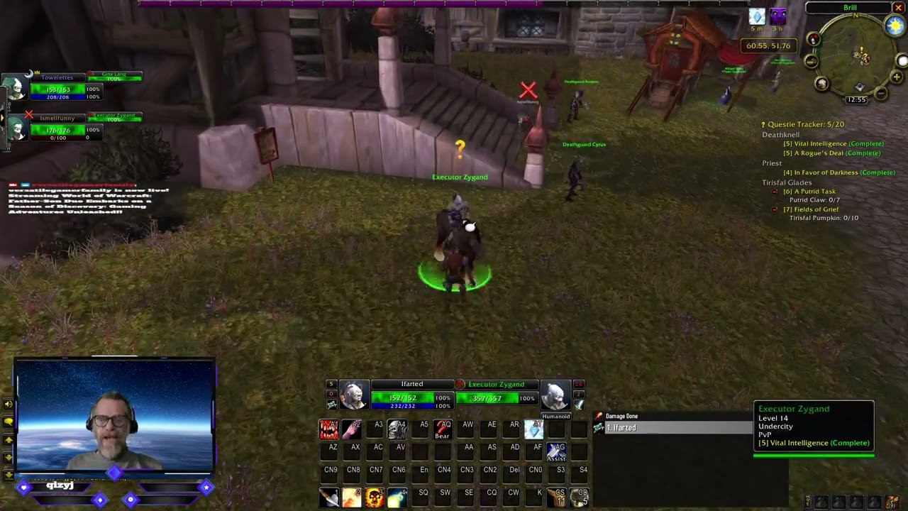 What kind of caster can't use a staff??