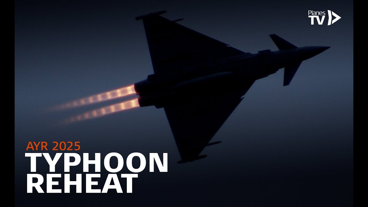 Epic Reheat RAF Typhoon Evening Display Ayr 2025