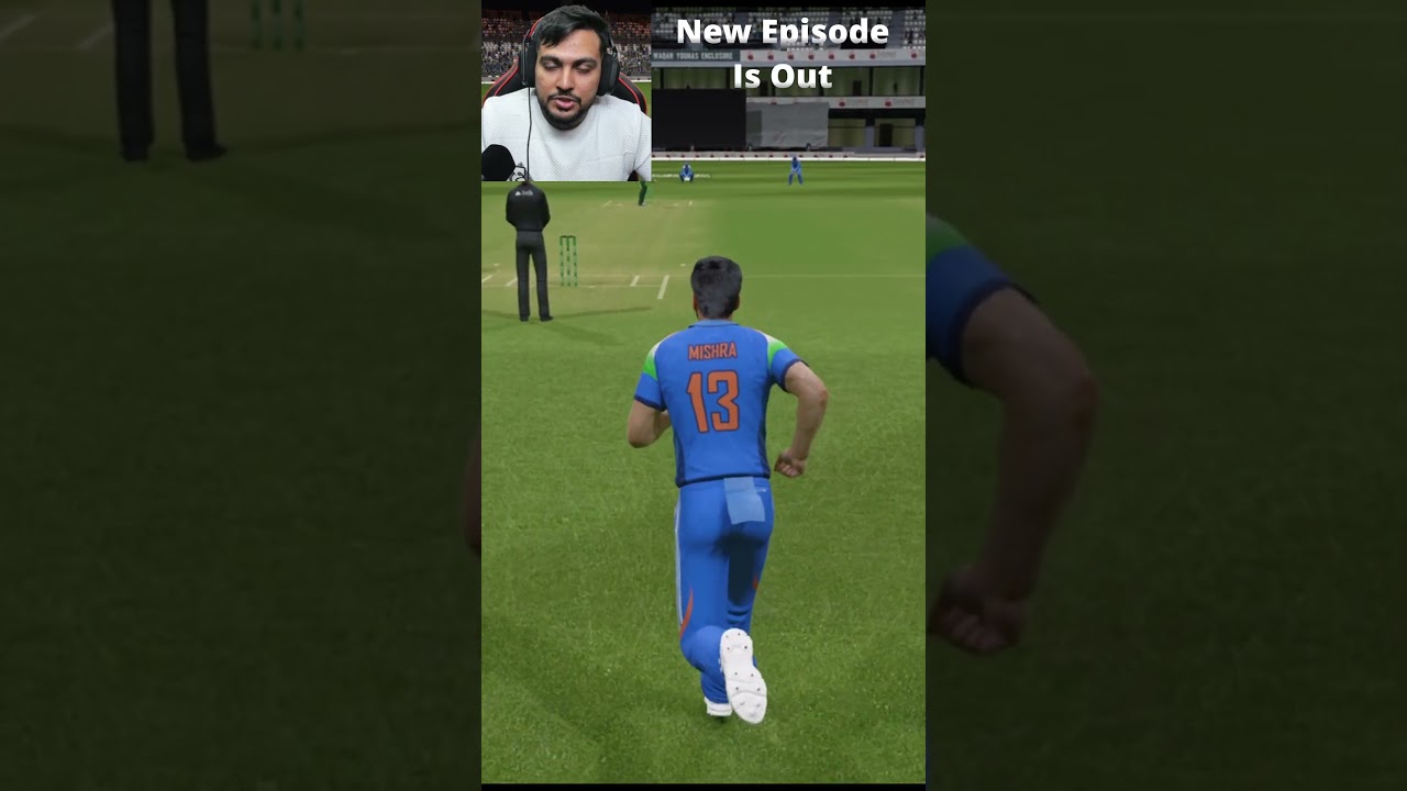 Best Wicket In India vs Pakistan Series - Cricket 24 Career Mode #Shorts RtxVivek