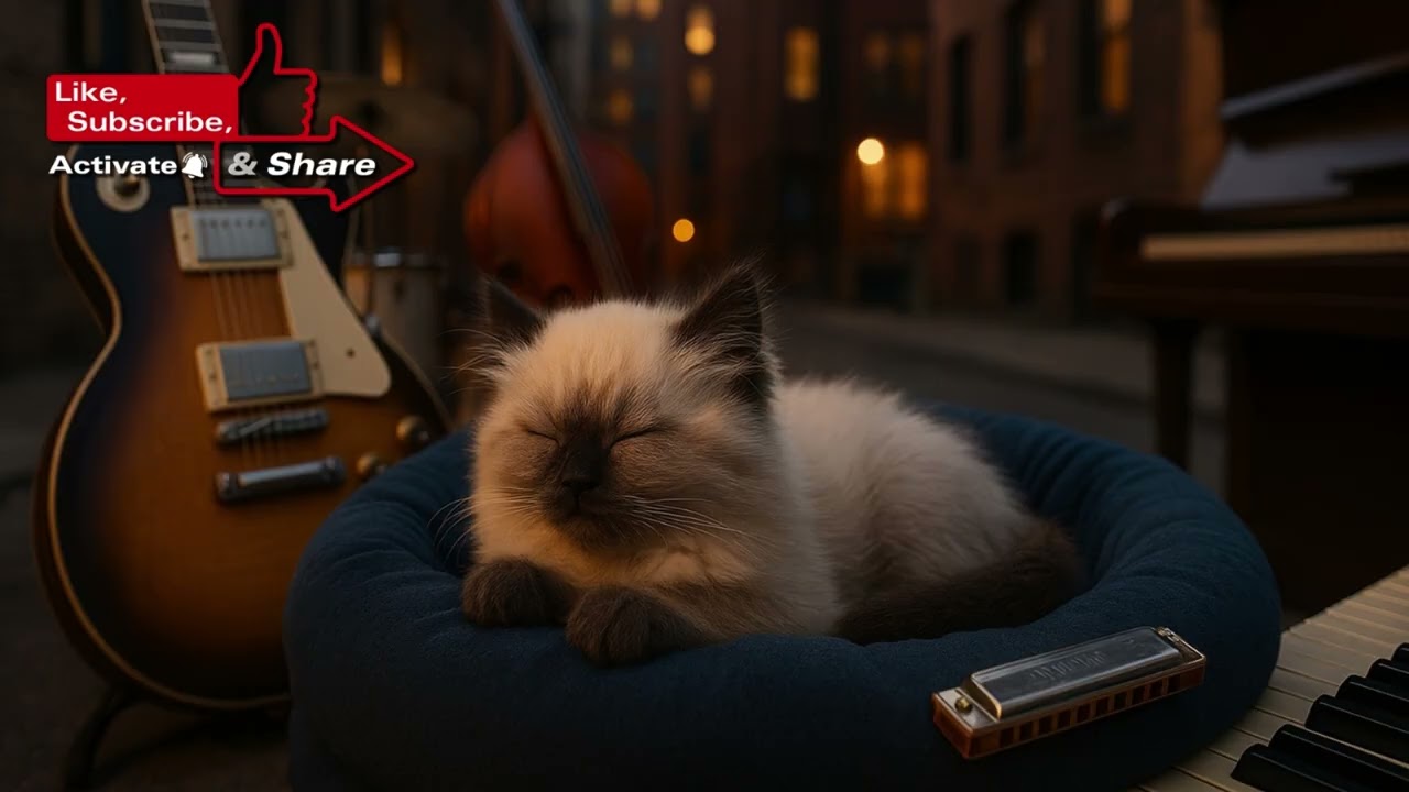 BLUES MUSIC TO SLEEP AND RELAX PETS