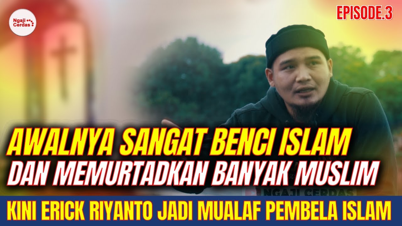 Subhanallah !! Awalnya Ajak Muslim untk Murtad Kini Erick Jadi Mualaf Taat | Kisah Mualaf Inspiratif