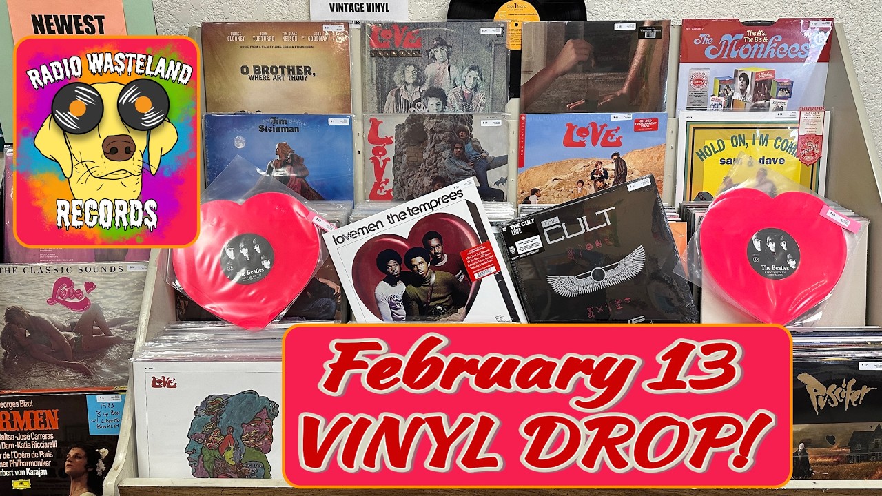 February 13th Vinyl Drop! - Valentine's Vinyl, Presidential PIcks & More!