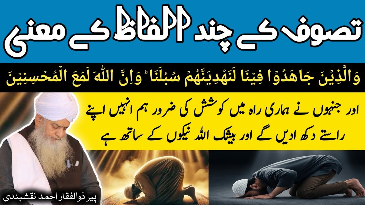 Tasawwuf Kay Chand Alfaaz Kay Maani ● تصوف کے معنی ● Peer Zulfiqar Ahmad Naqshbandi