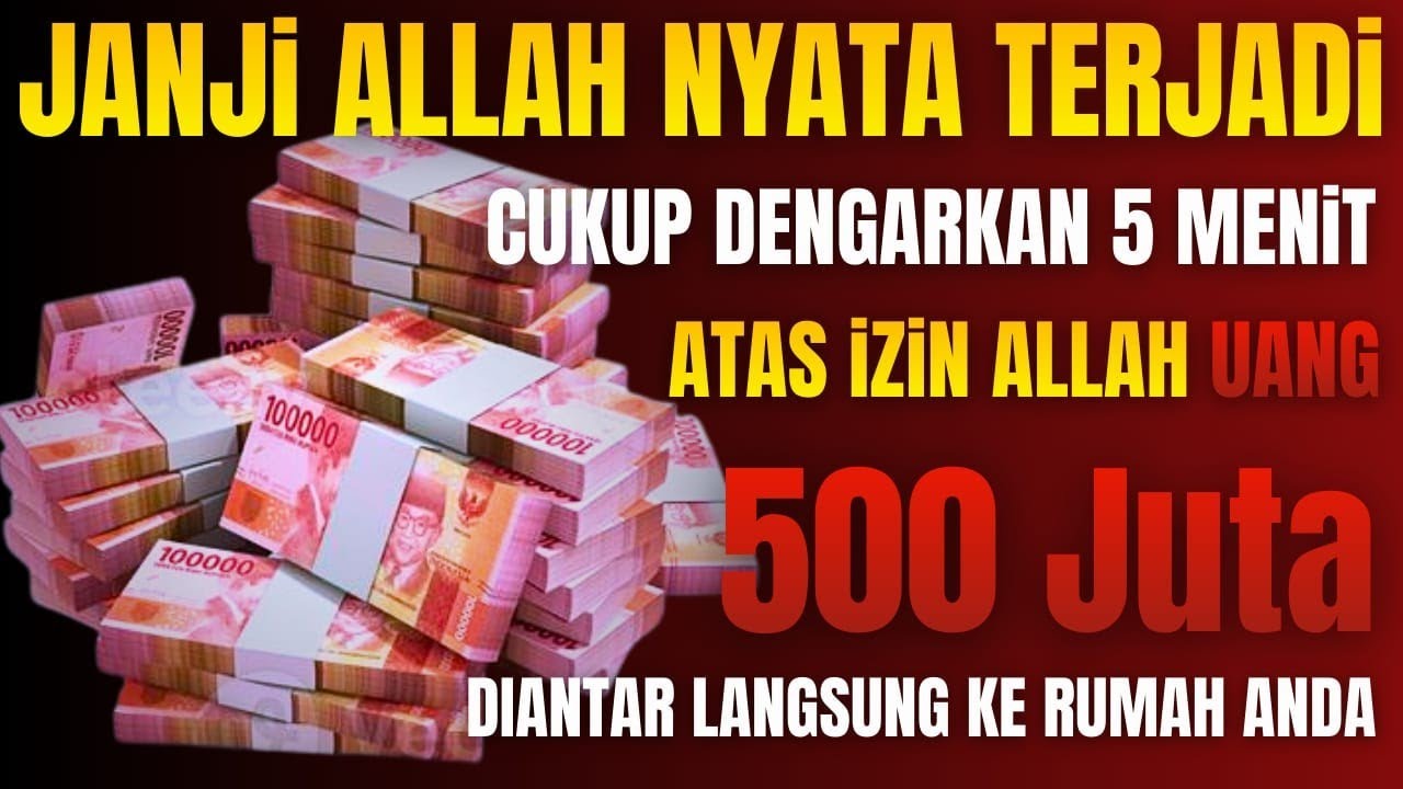 VIRAL || NYATA TERJADI HARI INI✅ UANG DATANG SENDIRI KE RUMAH ANDA❗Ayat Pembuka Pintu Rezeki🤲