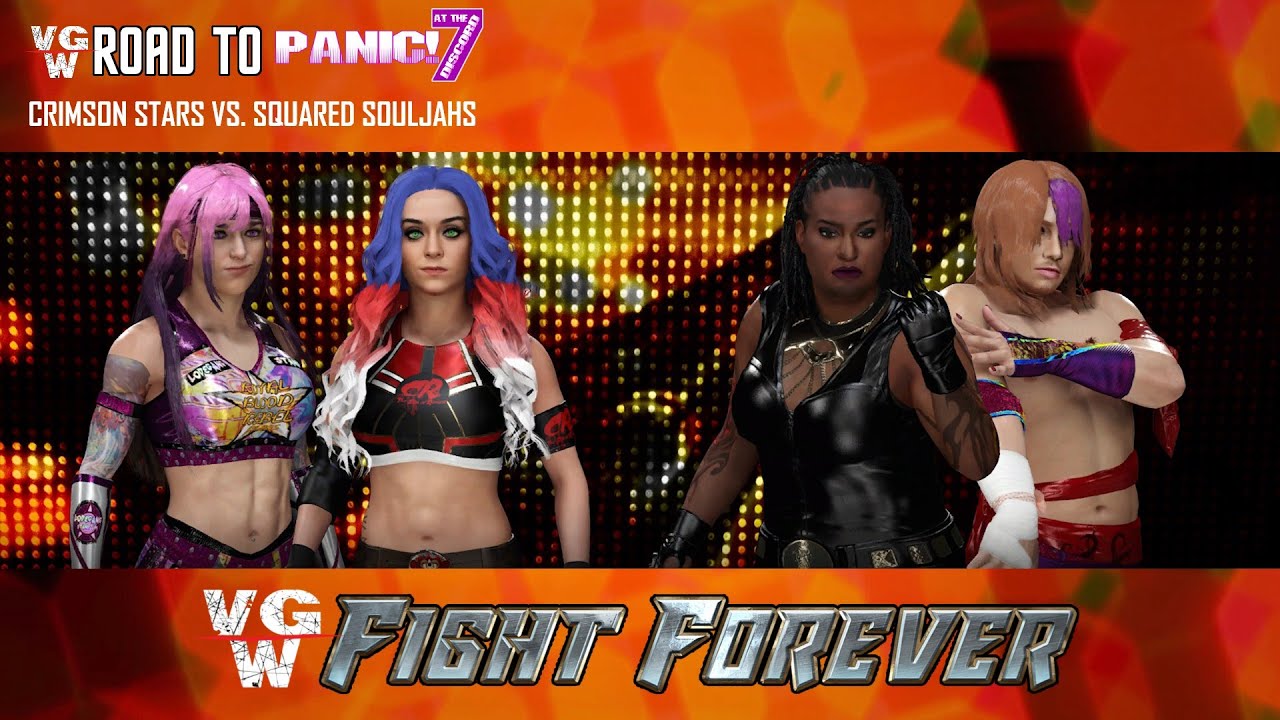VGW Road To Panic! At the Discord 7: Crimson Stars vs. Squared Souljahs (WWE2K25)