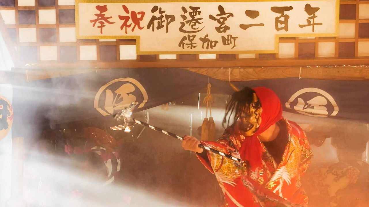 三柱神社秋季大祭 御賑会（おにぎえ）「大競演会」どろつくどん本編。
