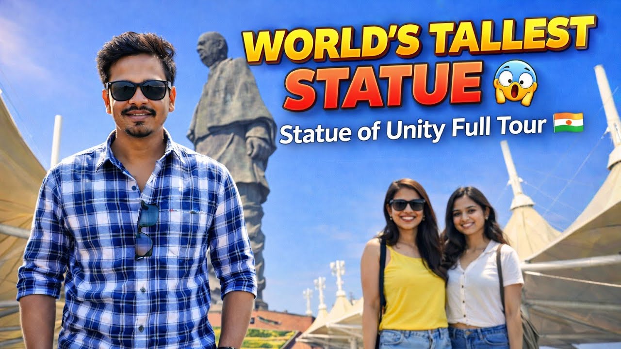 Statue of Unity Gujrat | World’s Tallest Statue Full Tour | Ticket Price & Inside View 🇮🇳