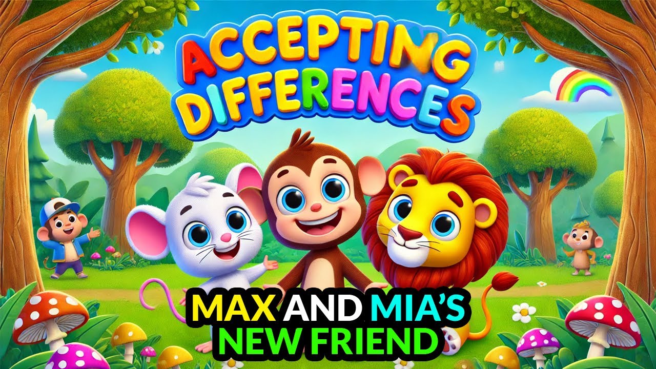 Accepting Differences | Max and Mia&rsquo;s New Friend | Short Story in English #storytime  #moralstories