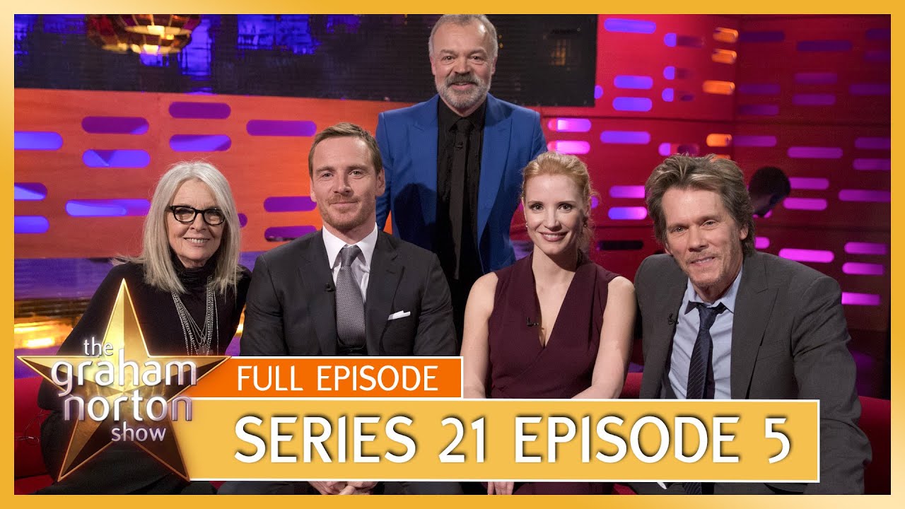 S21 E05 - The Graham Norton Show | Full Episode | Diane Keaton, Jessica Chastain, Michael Fassbender