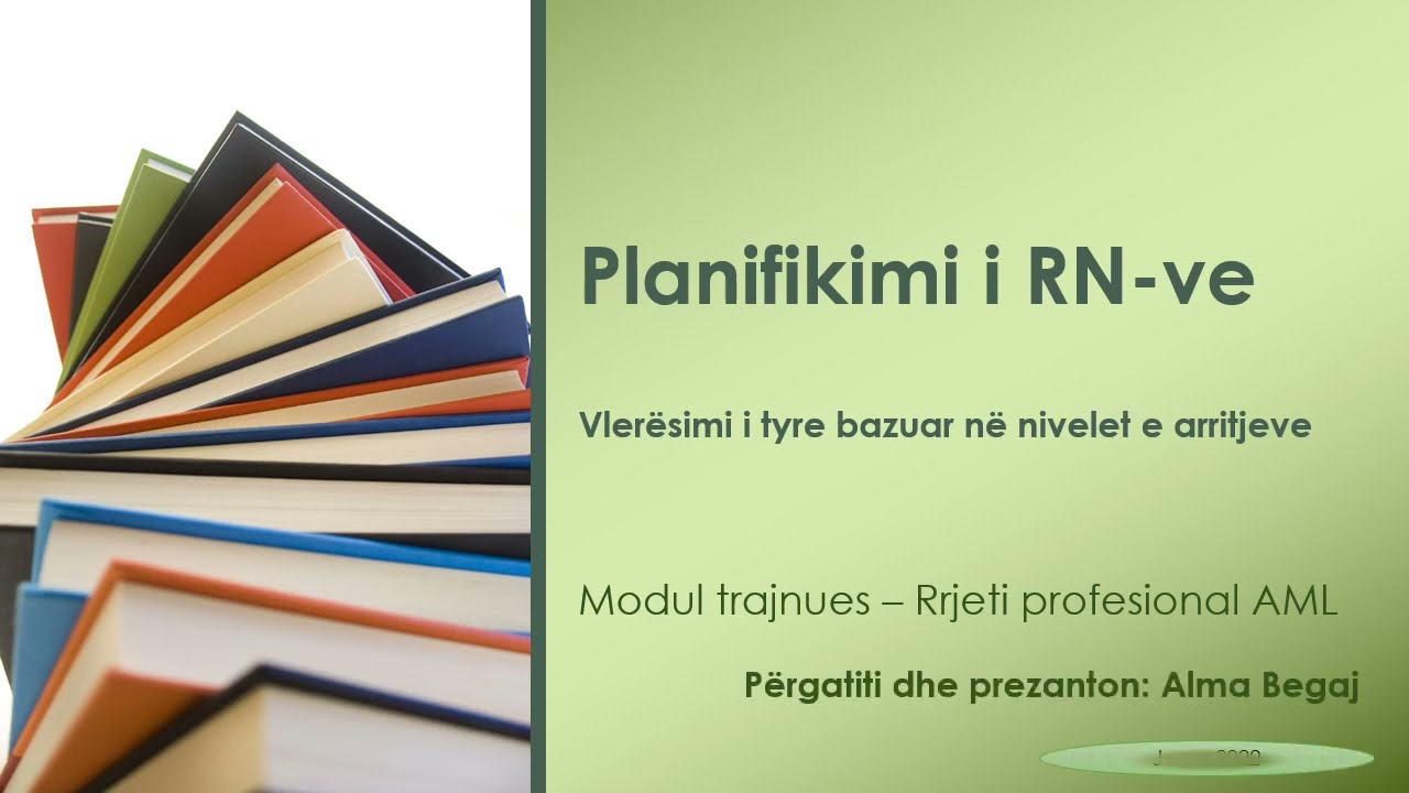 RRJETI PROFESIONAL | Planifikimi i RN ve