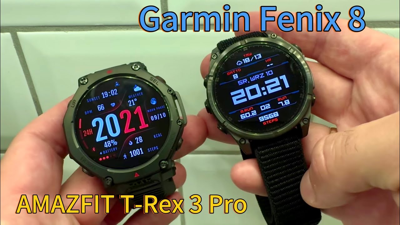 Amazfit T-Rex 3 Pro vs Garmin Fenix 8 - pogromca Garmin&oacute;w?🤔