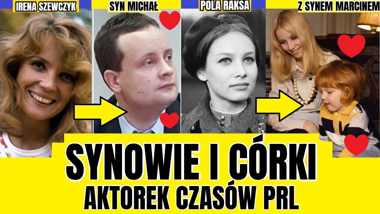 SYNOWIE I CÓRKI POPULARNYCH POLSKICH AKTOREK CZASÓW PRL - jak POTOCZYŁO się ich ŻYCIE?