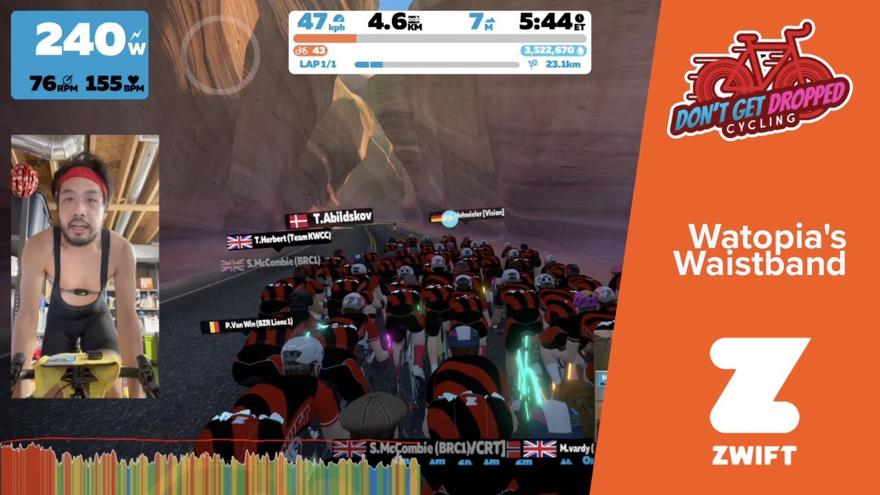 Let the Zwift A Cat Training Begin!! Step 1: DON'T GET DROPPED!!!