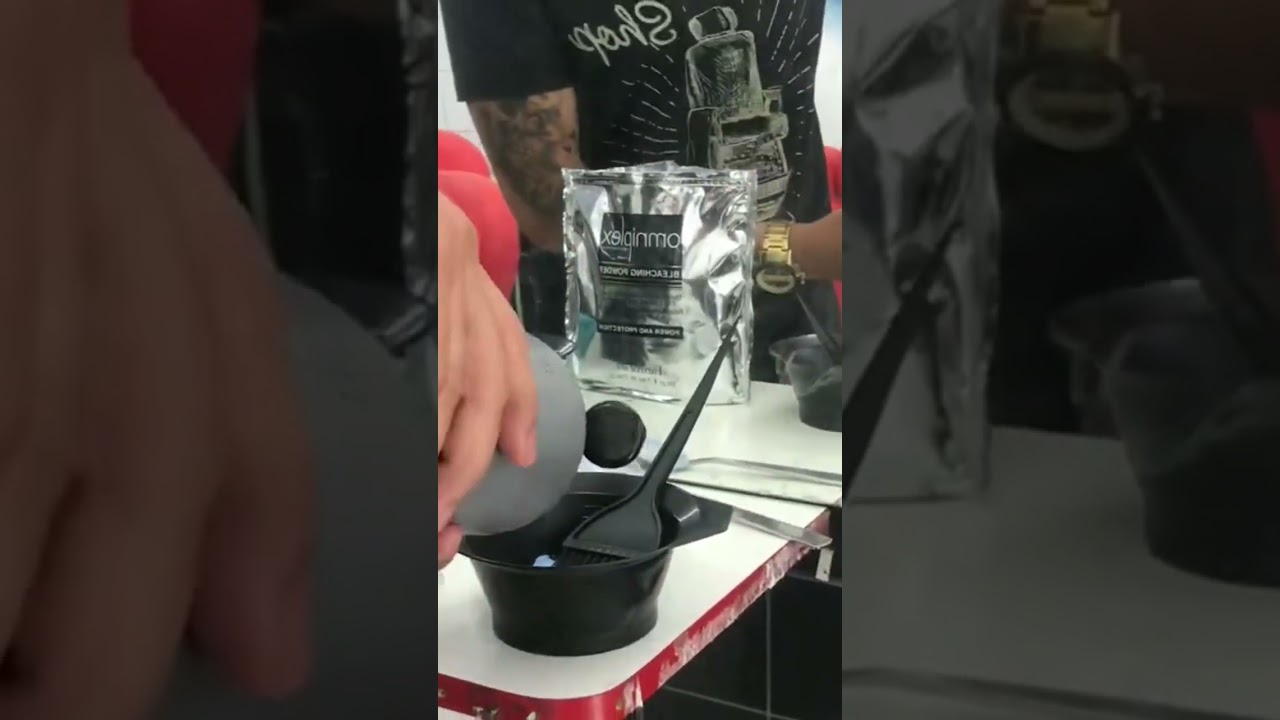 c&oacute;mo preparar el per&oacute;xido o decolorante #viral #tutorials #barberia #pasoapaso #tendencias #reels