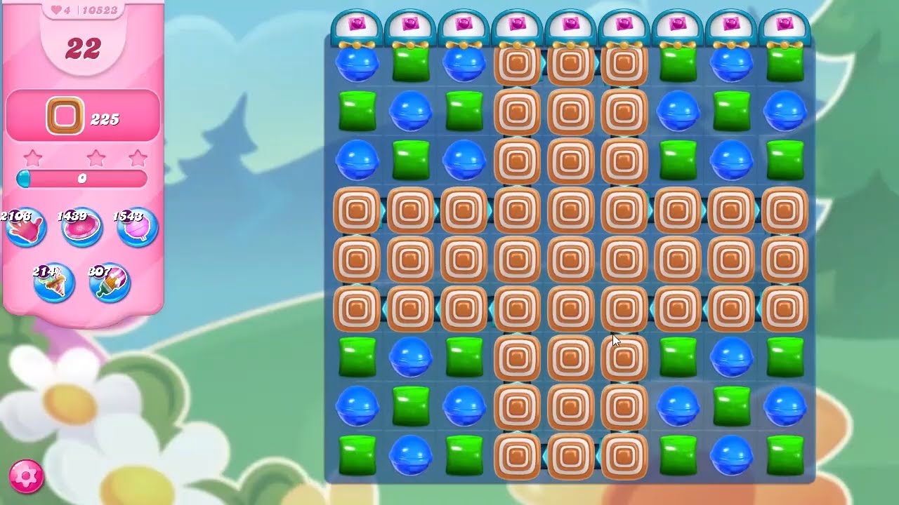 Candy Crush Saga Level 10523 NO BOOSTERS