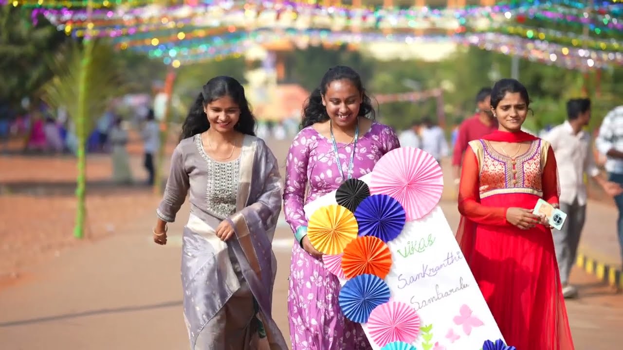 Sankranthi Sambaralu with Alumni at Vikas College of Engineering & Technology(Autonomous)